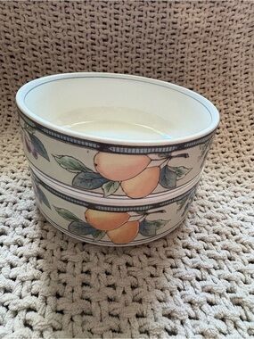 Mikasa Intaglio Garden Harvest Collectable Vintage Cereal Bowls Set of Two